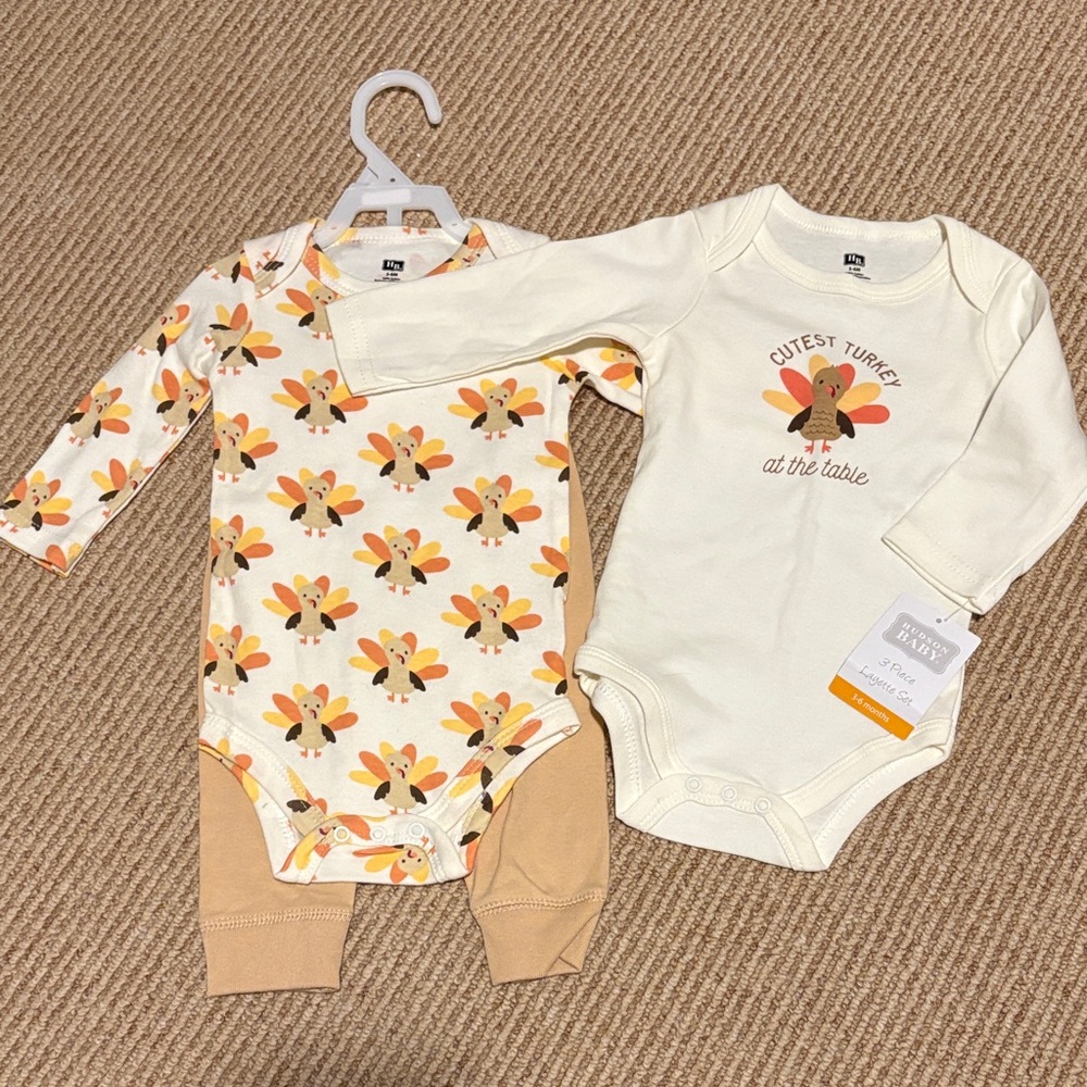NWT Hudson Baby Thanksgiving Set